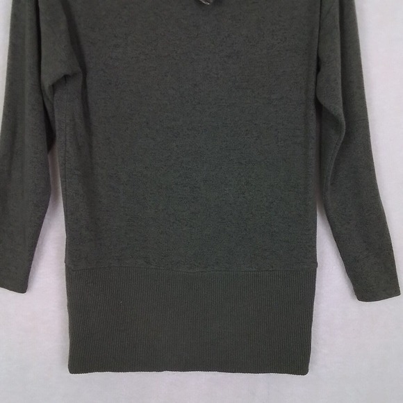 White House Black Market Petite Sweater Dress Size XS Soft‎ Turtleneck Green - Picture 9 of 11
